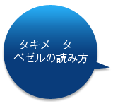 タキメーターベゼルの読み方