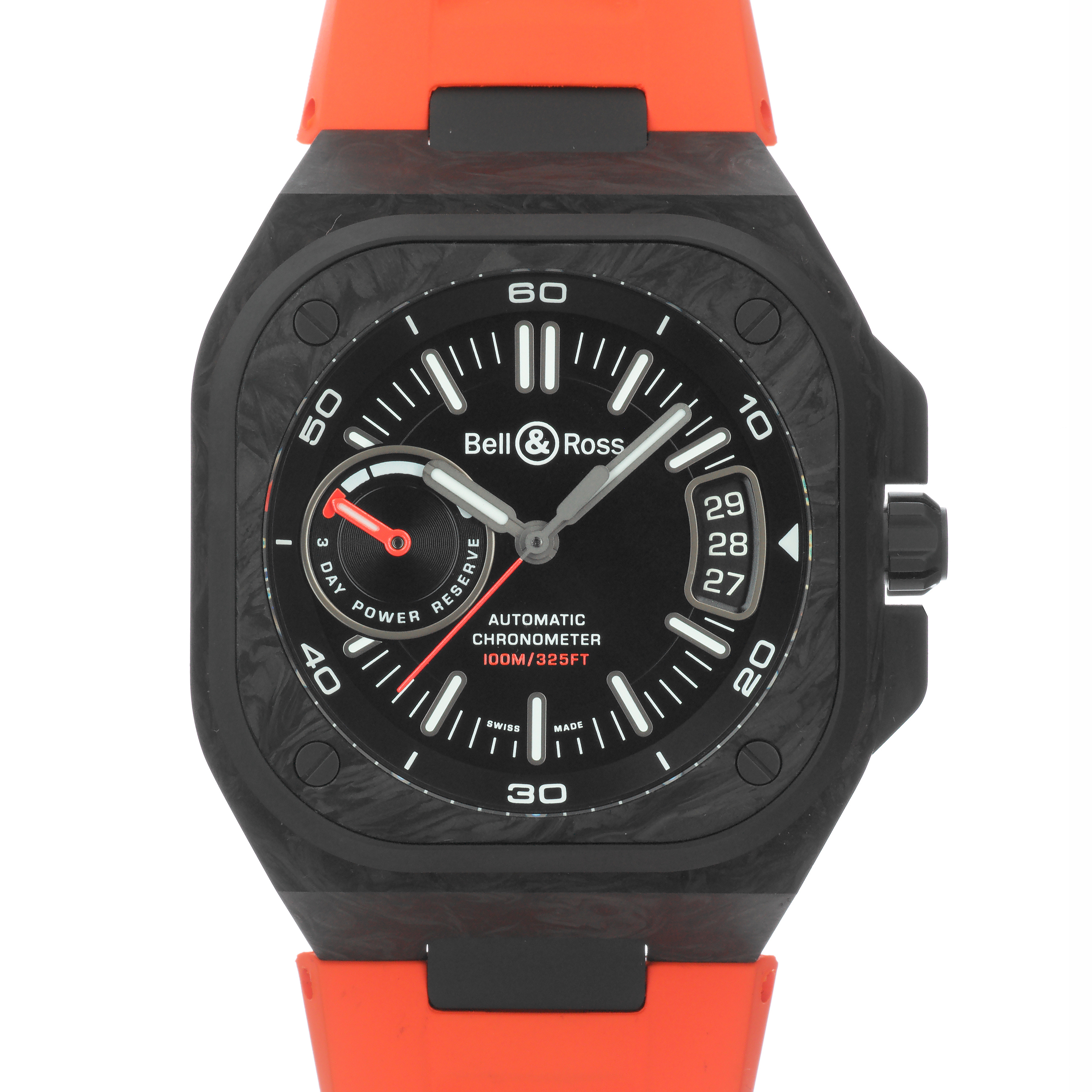 BELL & ROSS ベル&ロス BR -X5 カーボン オレンジ BRX5R-BO-TC/SRB