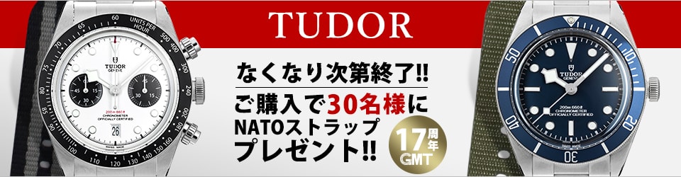 対象のTUDORをご購入でNATOストラップをプレゼント！