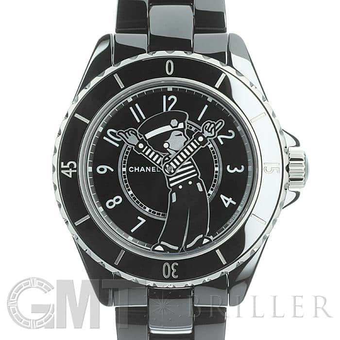 新品)CHANEL シャネル J12 マドモアゼル ラパウザ H7609 ブラック