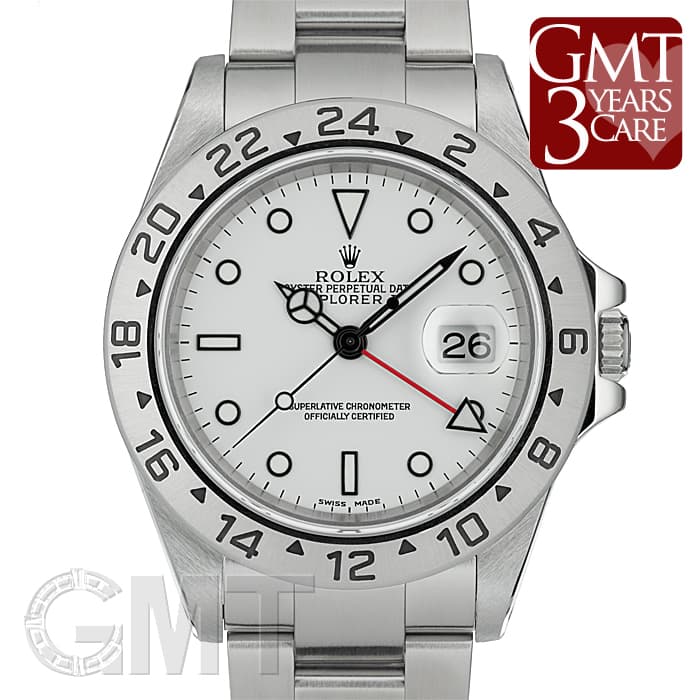 中古)ROLEX ロレックス エクスプローラー II 16570 ホワイト（商品ID
