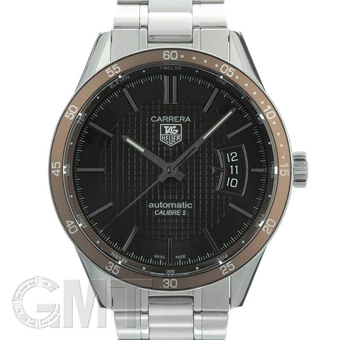 タグホイヤー　カレラ　キャリバー5 ブラウン　自動巻き　WV211N-0 中古)TAG HEUER タグ・ホイヤー カレラ キャリバー5 WV211N.BA0787