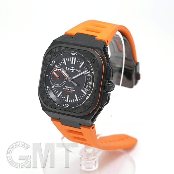 新品)BELL & ROSS ベル&ロス BR -X5 カーボン オレンジ BRX5R-BO-TC