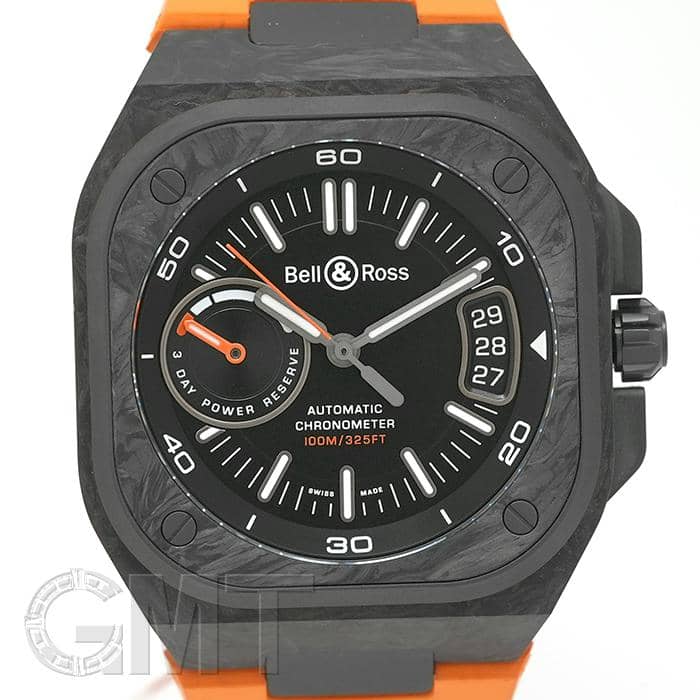 新品)BELL & ROSS ベル&ロス BR -X5 カーボン オレンジ BRX5R-BO-TC
