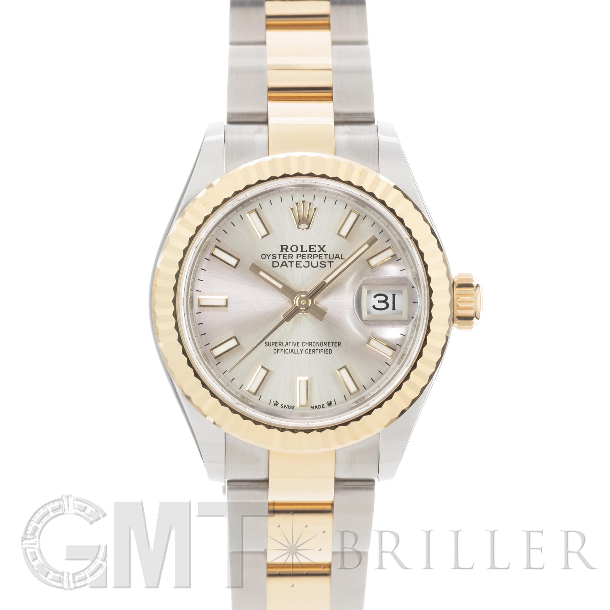 未使用)ROLEX ロレックス デイトジャスト 28 279173 シルバー（商品ID