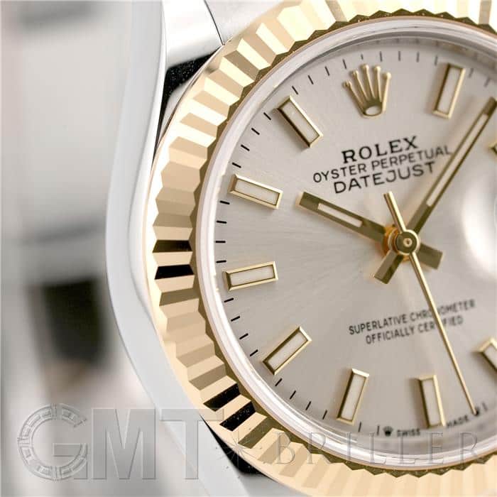 未使用)ROLEX ロレックス デイトジャスト 28 279173 シルバー（商品ID