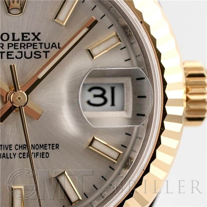 未使用)ROLEX ロレックス デイトジャスト 28 279173 シルバー（商品ID