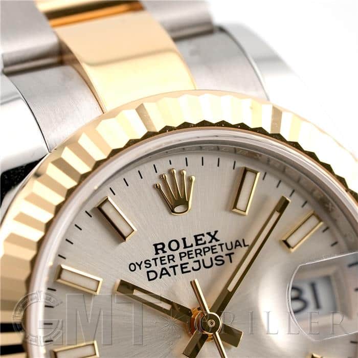 未使用)ROLEX ロレックス デイトジャスト 28 279173 シルバー（商品ID