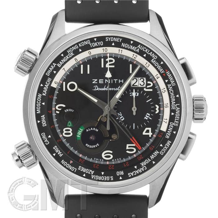 中古)ZENITH ゼニス エル・プリメロ パイロット ダブルマティック 45mm