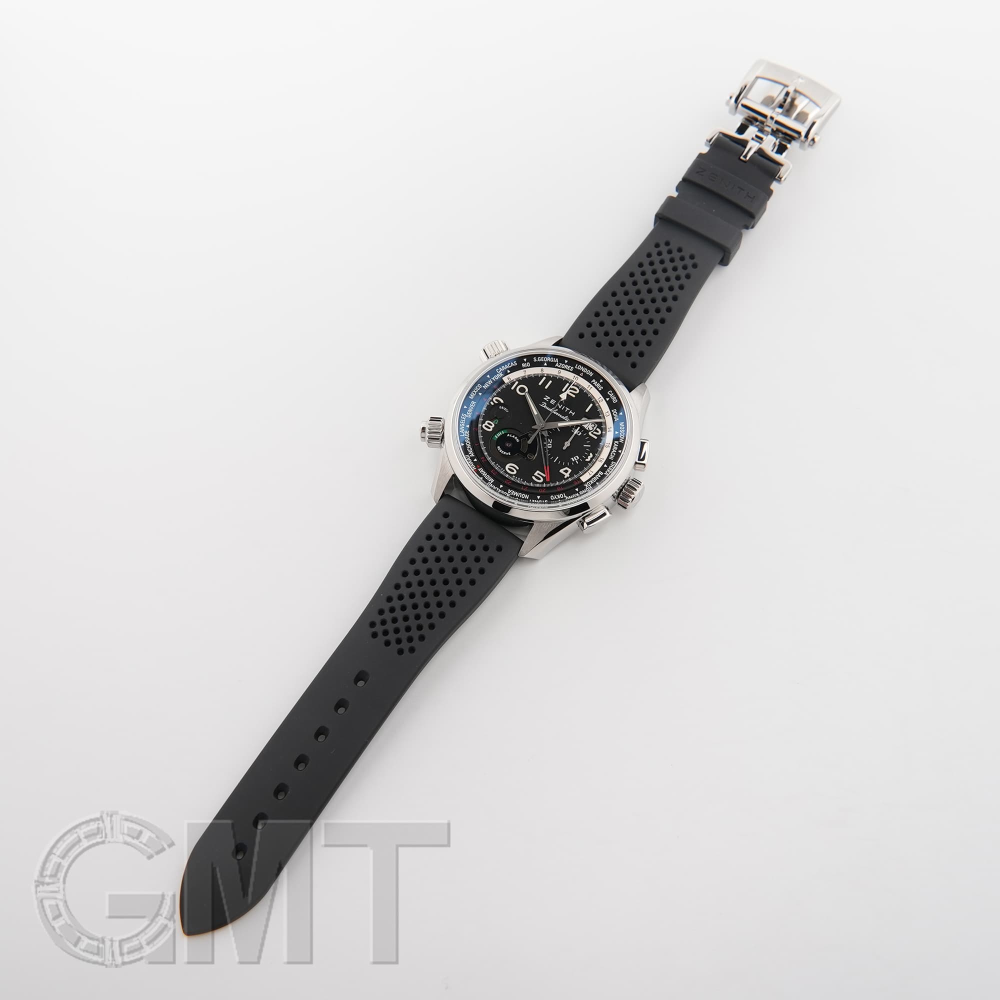 中古)ZENITH ゼニス エル・プリメロ パイロット ダブルマティック 45mm