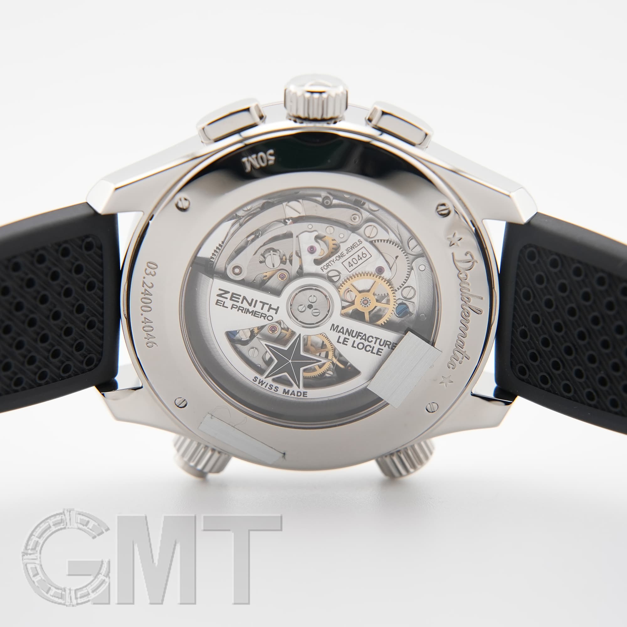 中古)ZENITH ゼニス エル・プリメロ パイロット ダブルマティック 45mm