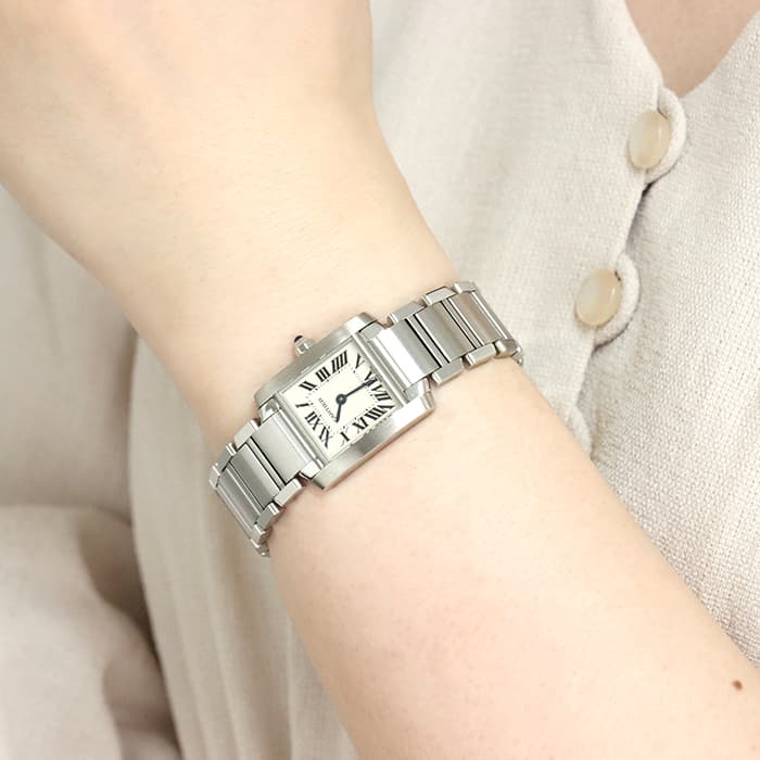 新品)CARTIER カルティエ タンク フランセーズ SM W51008Q3（商品ID