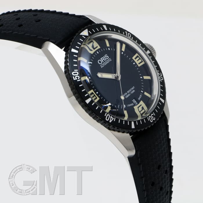 新品)ORIS オリス ダイバース 65 ブラック ラバー 733 7707 4064 R