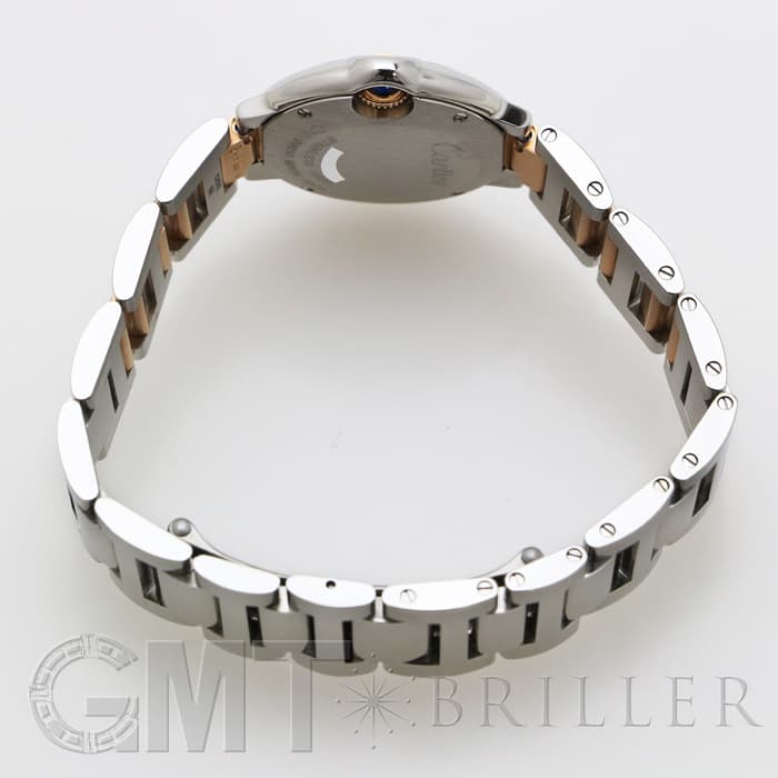 カルティエ CARTIER W2BB0009 バロンブルー SM K18PGコンビ クォーツ レディース 良品 箱・保証書付き_795116 Cartier（カルティエ） CARTIER W2BB0009 バロンブルー SM K18PGコンビ