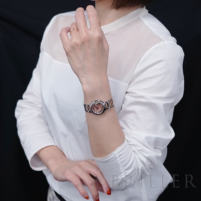 新品)CARTIER カルティエ バロンブルー SM W2BB0009（商品ID