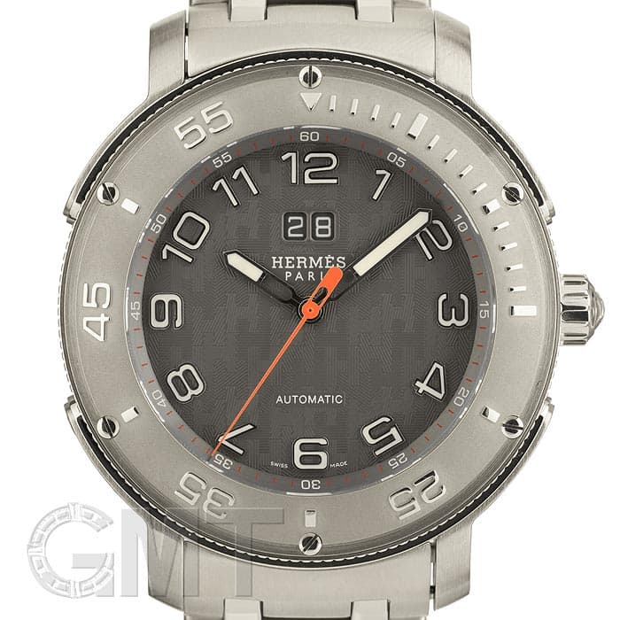 中古)HERMES エルメス クリッパー ダイバー ビッグデイト CP1.810
