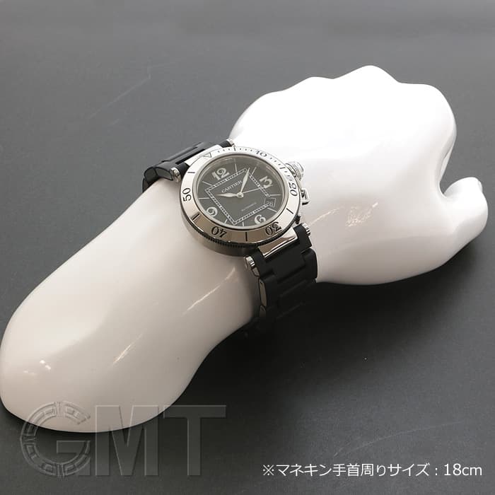 中古)CARTIER カルティエ パシャ シータイマー W31077U2（商品ID 