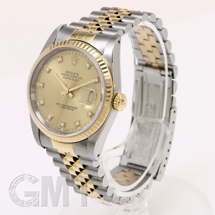 中古)ROLEX ロレックス デイトジャスト 16233G シャンパン 旧