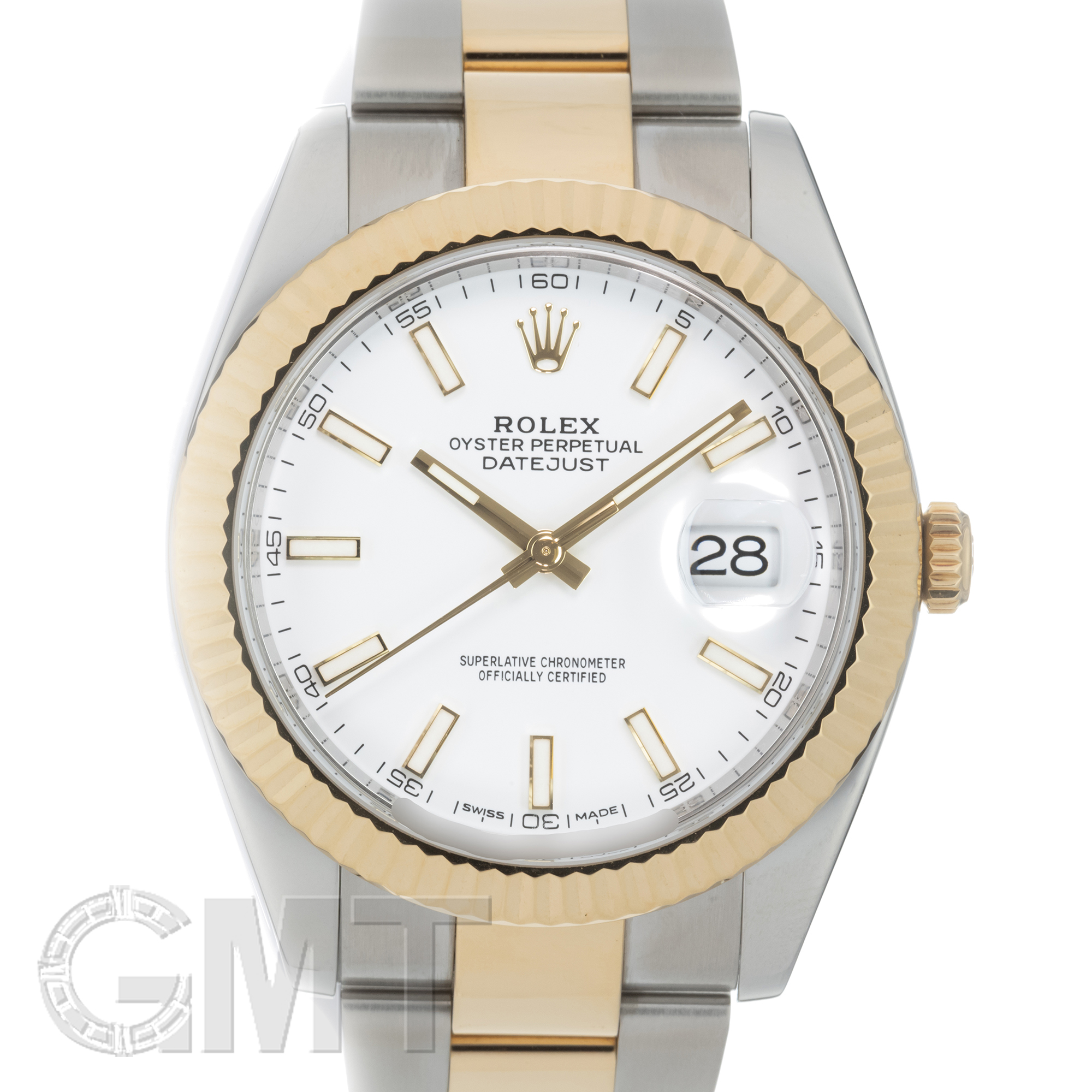 中古)ROLEX ロレックス デイトジャスト 41 126333 ホワイト オイスター