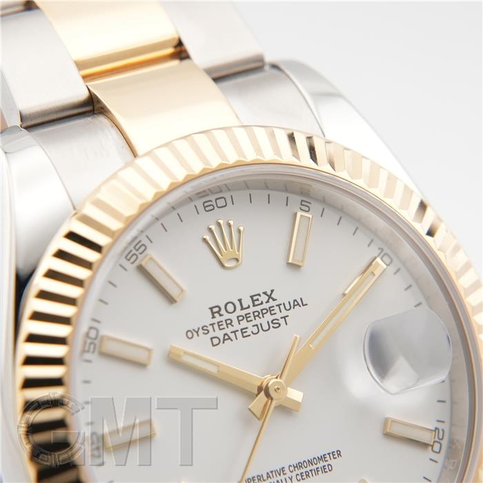 中古)ROLEX ロレックス デイトジャスト 41 126333 ホワイト オイスター