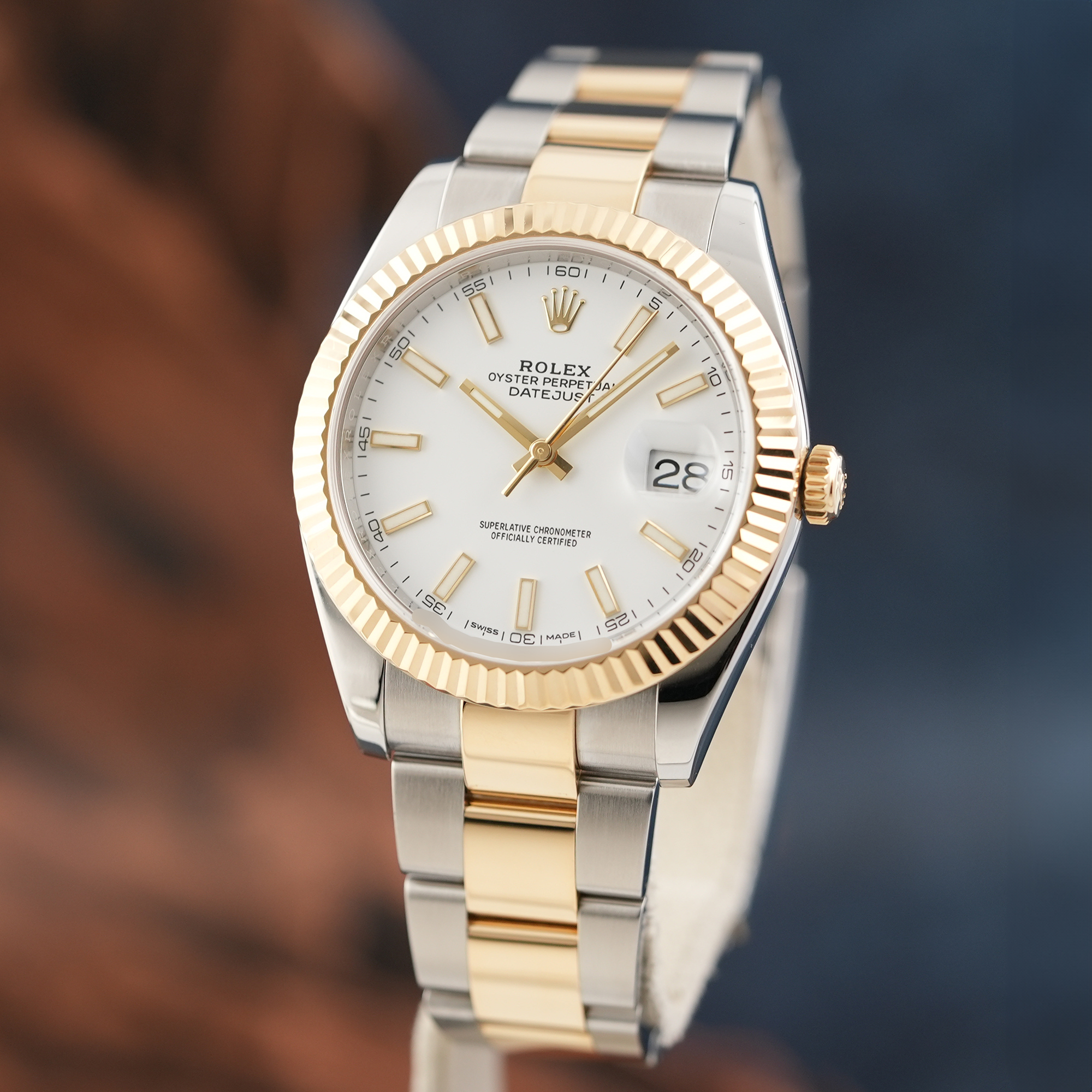 中古)ROLEX ロレックス デイトジャスト 41 126333 ホワイト オイスター