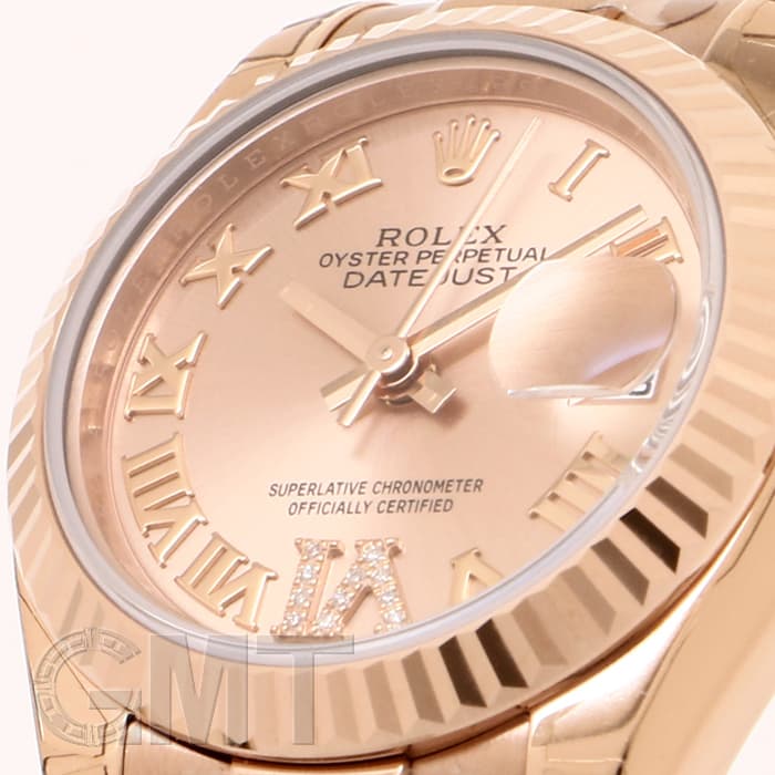 新品)ROLEX ロレックス デイトジャスト 179175 ピンク VIダイヤ ローマ