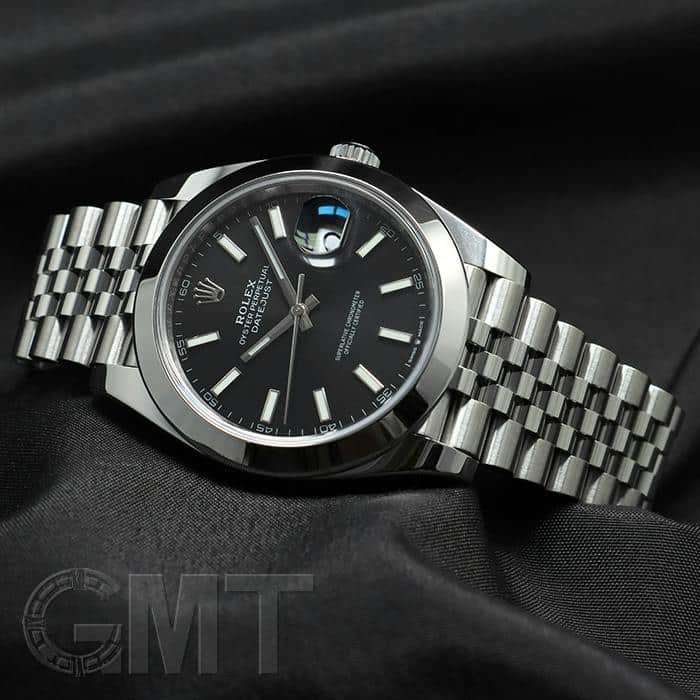 中古)ROLEX ロレックス デイトジャスト 41 126300 ブラック ジュビリー
