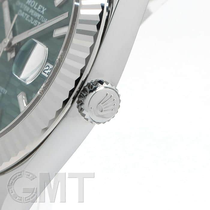 中古)ROLEX ロレックス デイトジャスト 41 126334 ミントグリーン