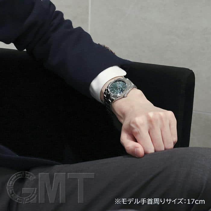 中古)ROLEX ロレックス デイトジャスト 41 126334 ミントグリーン