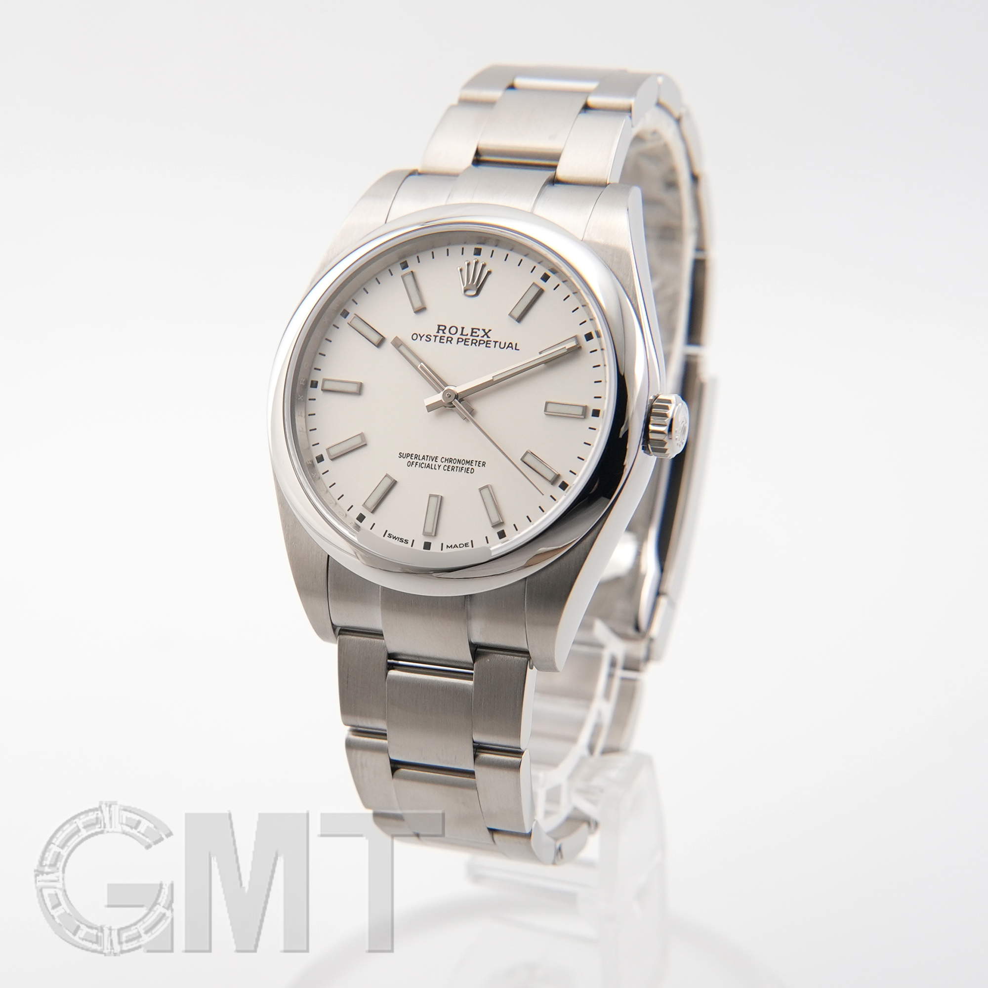 中古)ROLEX ロレックス オイスターパーペチュアル 39 114300 ホワイト