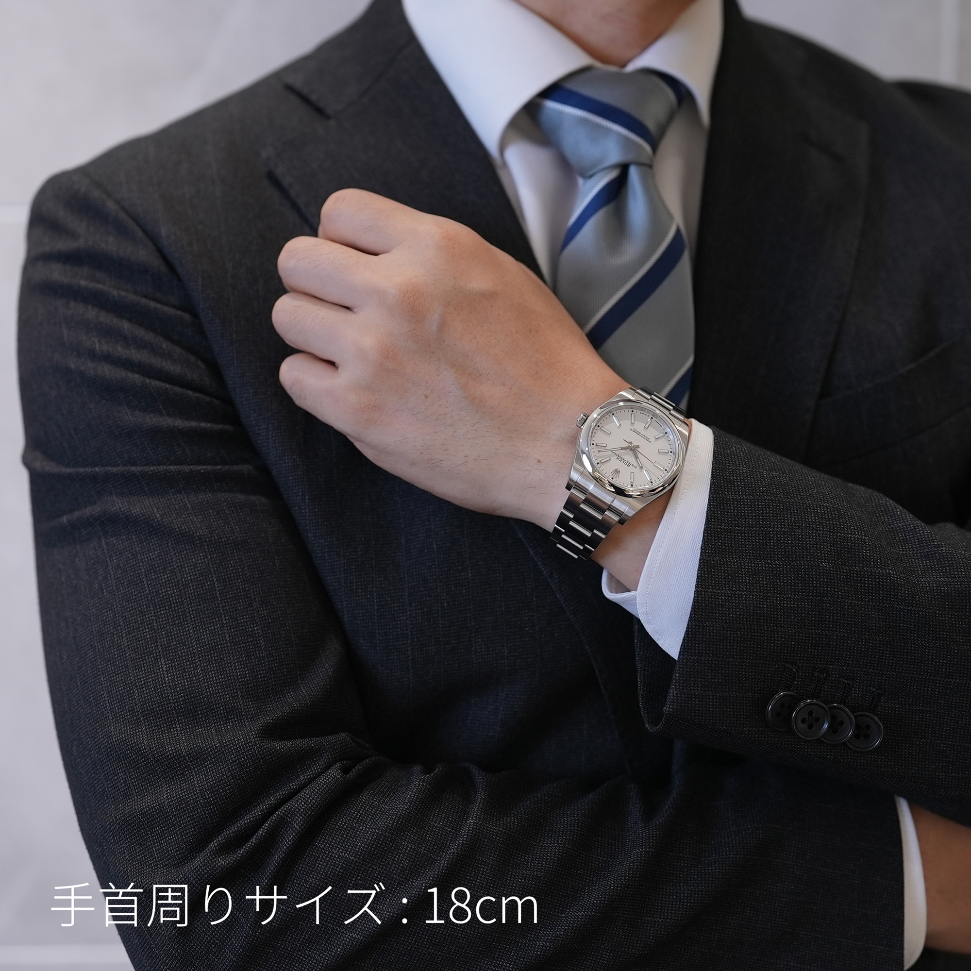 中古)ROLEX ロレックス オイスターパーペチュアル 39 114300 ホワイト