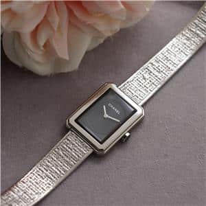 新品)CHANEL シャネル ボーイフレンド ツイード 21.5mm H4876（商品