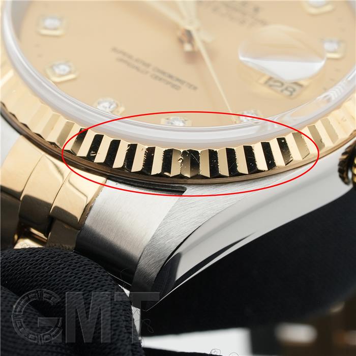 中古)ROLEX ロレックス デイトジャスト 16233G シャンパン P番（商品ID