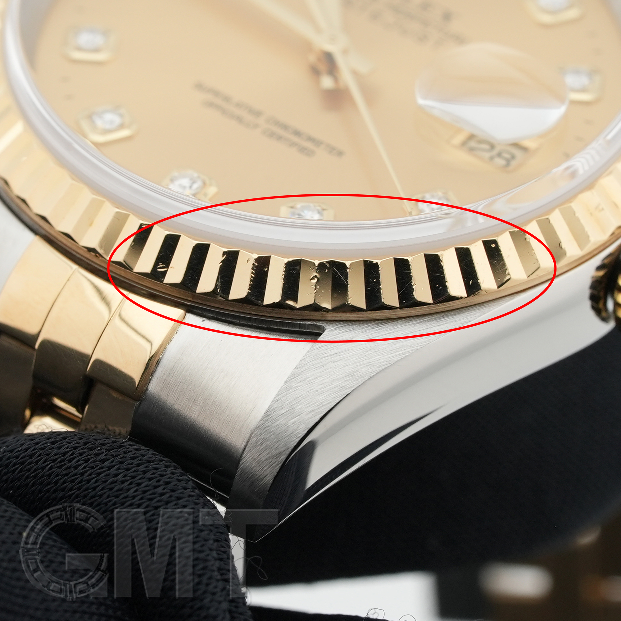 中古)ROLEX ロレックス デイトジャスト 16233G シャンパン P番（商品ID