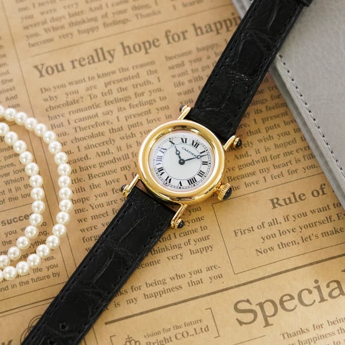 中古)CARTIER カルティエ ディアボロ イエローゴールド（商品ID