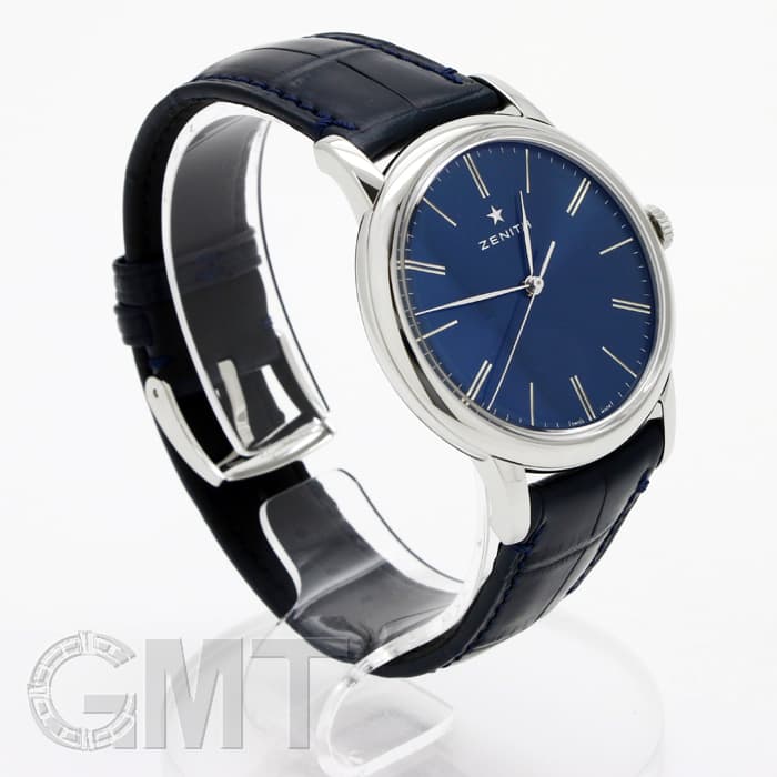 新品)ZENITH ゼニス エリート クラシック ブルー 39mm 03.2290 新品)ZENITH ゼニス エリート クラシック ブルー 39mm 03.2290
