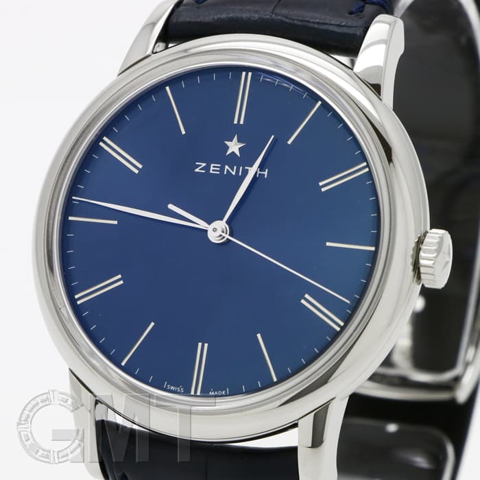 新品)ZENITH ゼニス エリート クラシック ブルー 39mm 03.2290 新品)ZENITH ゼニス エリート クラシック ブルー 39mm 03.2290