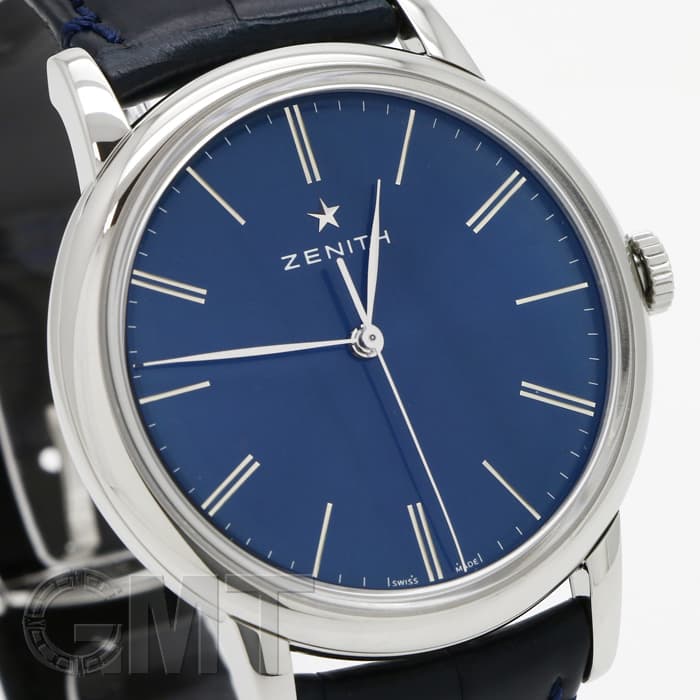 新品)ZENITH ゼニス エリート クラシック ブルー 39mm 03.2290.679/51