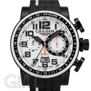 GRAHAM グラハム シルバーストーン ストゥ GMT ブラック&ホワイト 2BLCD.W04A メイン