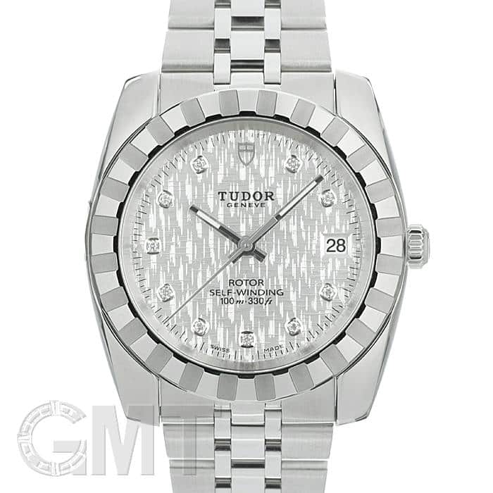 新品)TUDOR チューダー クラシックデイト38 21010G シルバー