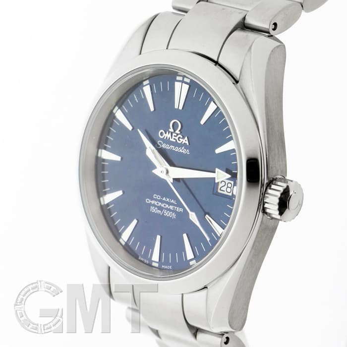 中古)OMEGA オメガ シーマスター アクアテラ 2504.80 ブルー（商品ID