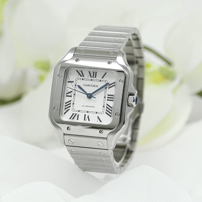 中古)CARTIER カルティエ サントス ドゥ カルティエ MM WSSA0010（商品