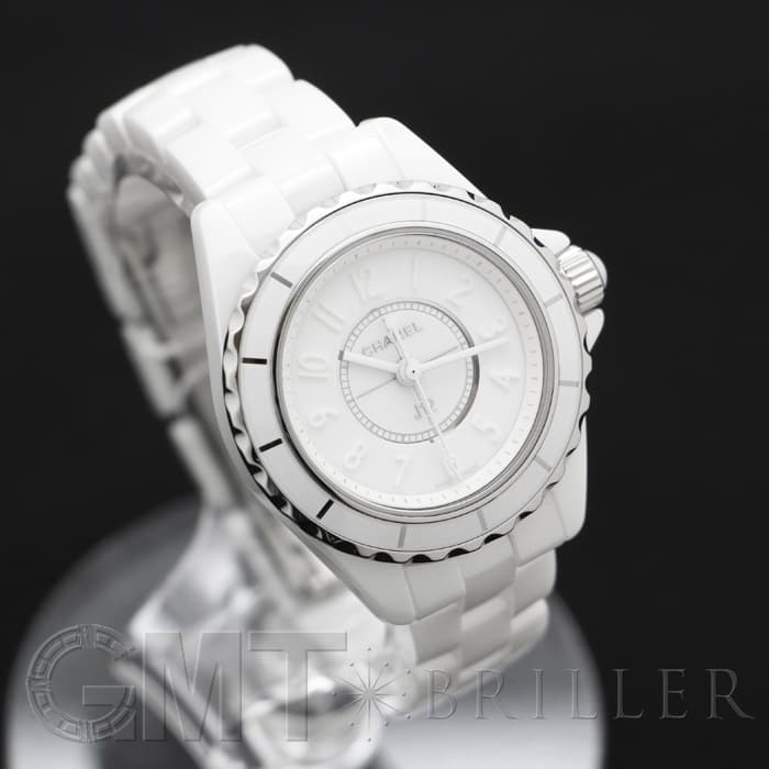 中古)CHANEL シャネル J12 ホワイトファントムリミテッド 29mm H3705