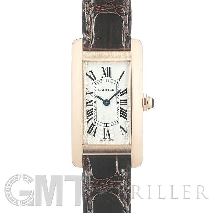 中古)CARTIER カルティエ タンク アメリカン SM ピンクゴールド
