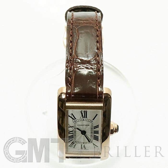 中古)CARTIER カルティエ タンク アメリカン SM ピンクゴールド