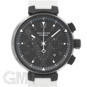 LOUIS VUITTON  ルイ・ヴィトン タンブール オールブラック クロノグラフ Q1A62Z メイン