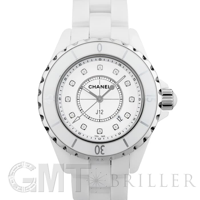 新品)CHANEL シャネル J12 H1628 ホワイトセラミック レディース 33mm