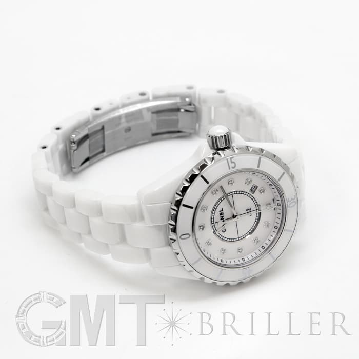 新品)CHANEL シャネル J12 H1628 ホワイトセラミック レディース 33mm