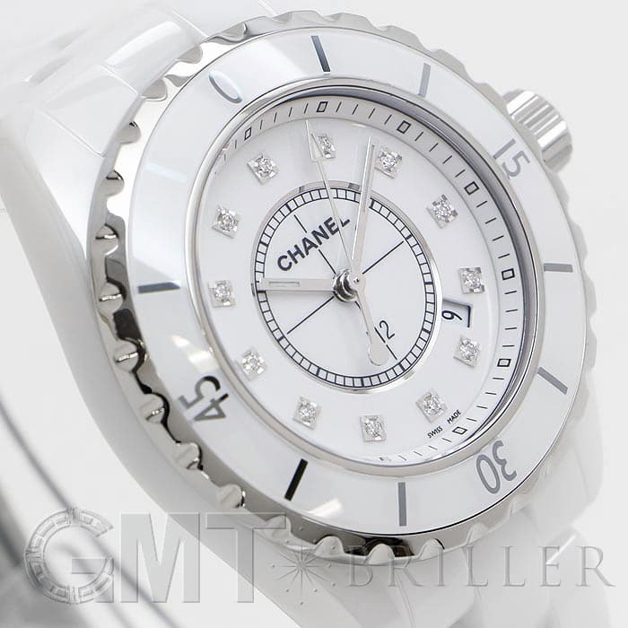 新品)CHANEL シャネル J12 H1628 ホワイトセラミック レディース 33mm