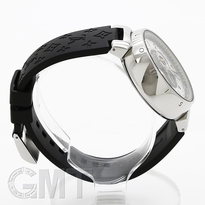 ルイ　ヴィトン時計 中古)LOUIS VUITTON ルイ・ヴィトン タンブール フライバック クロノ